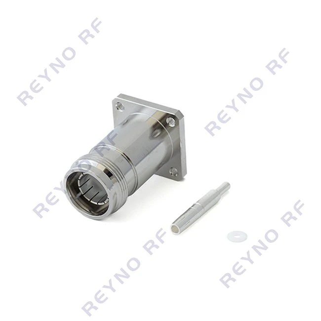 4.3-10 female RF coax connector 4.3-10 female RF coax connector