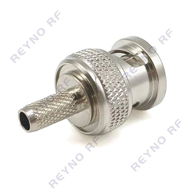 RF Coaxial Connector BNC MALE CRIMP FOR RG59 CABLE 75Ω BNC-C-JRG59