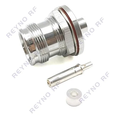 RF Coaxial Connector 4.3-10 FEMALE SOLDER FOR RG402 CABLE 4.3-10-KRG402-HJ