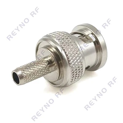 RF Coaxial Connector BNC MALE CRIMP FOR RG59 CABLE 75Ω BNC-C-JRG59