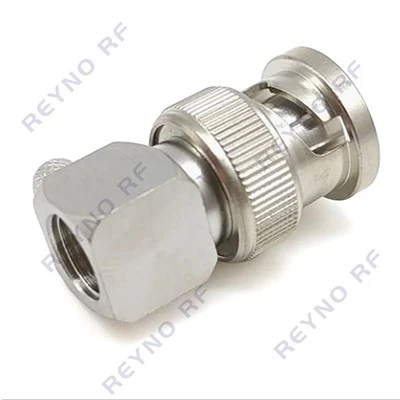 RF Coaxial Connector BNC RIGHT ANGLE MALE CRIMP FOR RG58 CABLE BNC-C-JWRG58