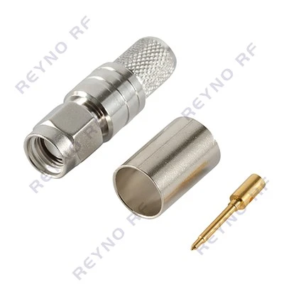 RF Coaxial Connector SMA MALE CRIMP FOR LMR300 CABLE SMA-C-JLMR300